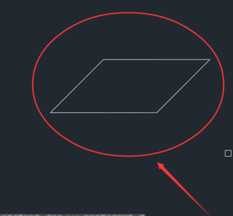 CAD2019繪制平行四邊形的方法