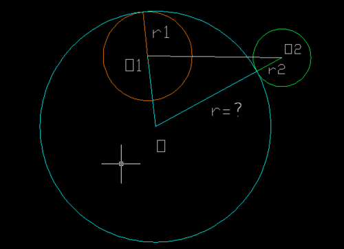 cad畫一個(gè)圓與另兩圓內(nèi)切、外切.png