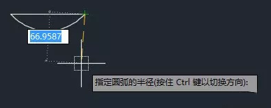 繪制圓弧的時候為什么半徑有時需要設(shè)置為負數(shù)？