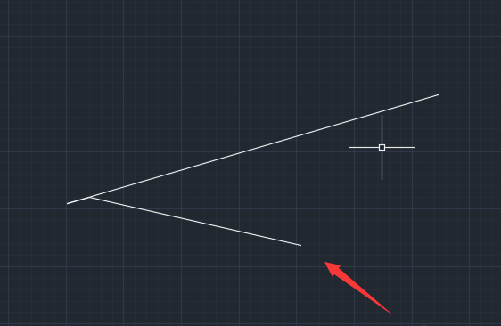 CAD在直線任意一點(diǎn)畫另一條直線的方法